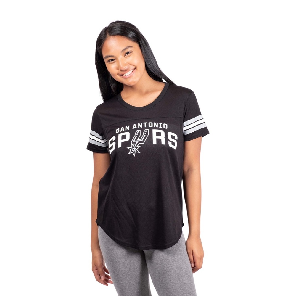 NWT Ultra Game Women’s NBA Soft Mesh Spurs Jersey